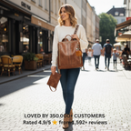 Josephine backpack — on model