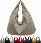 Luna tote bag in Khaki — front view