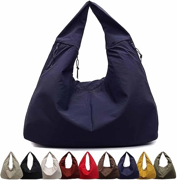 Luna tote bag in Blue — front view