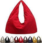 Luna tote bag in Red — front view