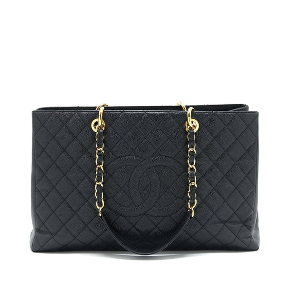 CHANEL GRAND SHOPPING TOTE CAVIAR GHW
