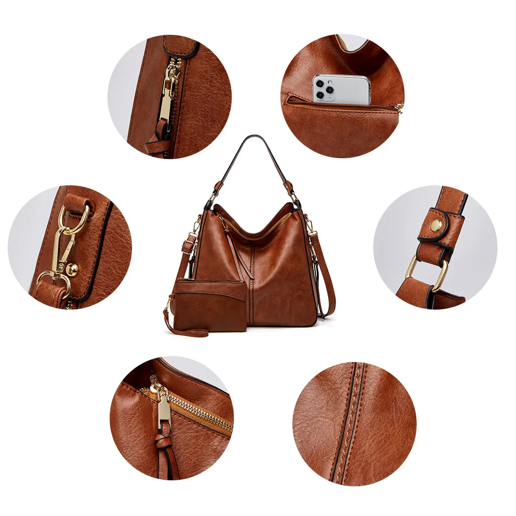 Genevieve hobo bag — detail