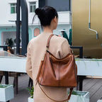 Genevieve hobo bag — back view