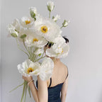 110cm Artificial Flower Stem — bunch, on model