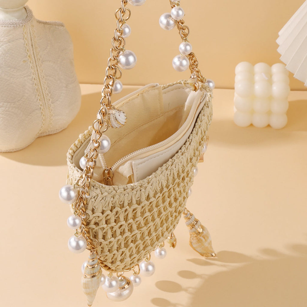 Delphine shoulder bag — three-quarter view