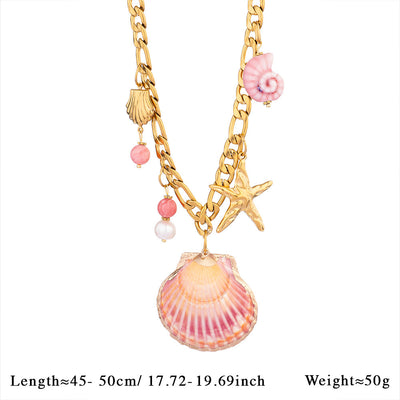 Ocean Charm Shell Necklace