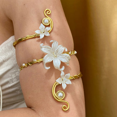 Floral Wrap Arm Cuff
