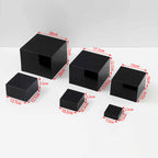 Display Plinth Boxes Set in Black — product view