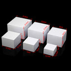 Display Plinth Boxes Set in White — product view