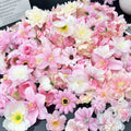 Hanging Flower Decoration Kit in Pink — detail view