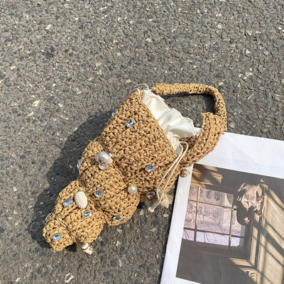 Coquillage Raffia Mini Bag