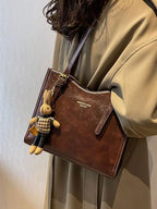 Avignon tote bag in Brown — detail