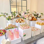 Display Plinth Boxes Set — styled dessert table
