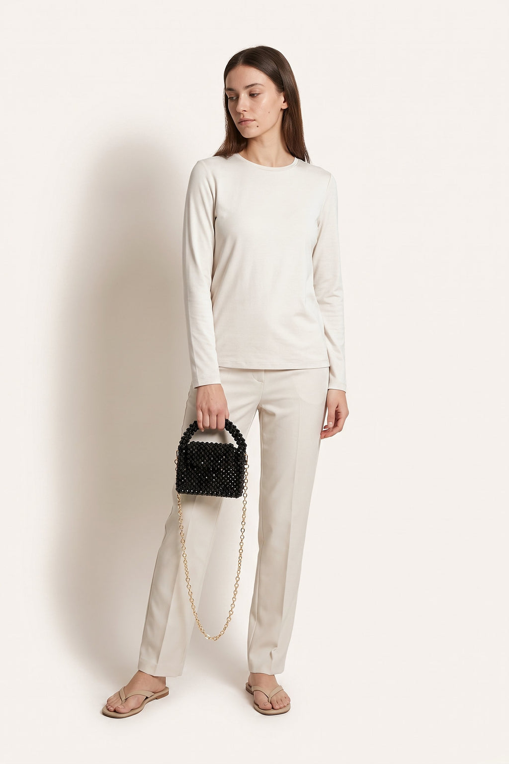 Colette mini bag — on model
