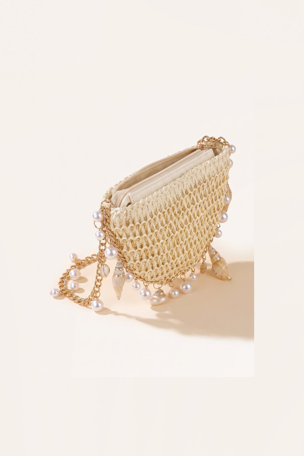 Delphine shoulder bag — three-quarter view