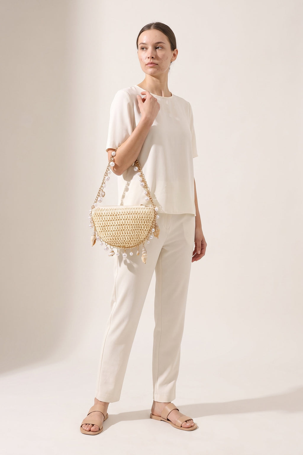 Delphine shoulder bag — on model