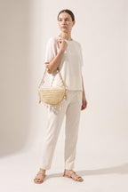Delphine shoulder bag — on model