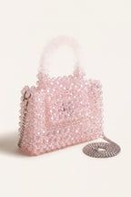 Esme mini bag in light pink — front view