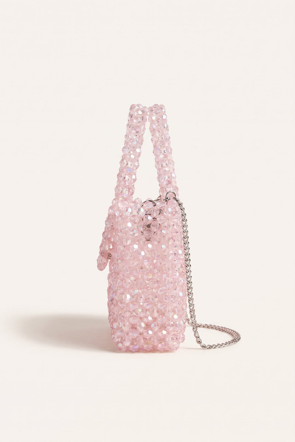 Esme mini bag in light pink — side view