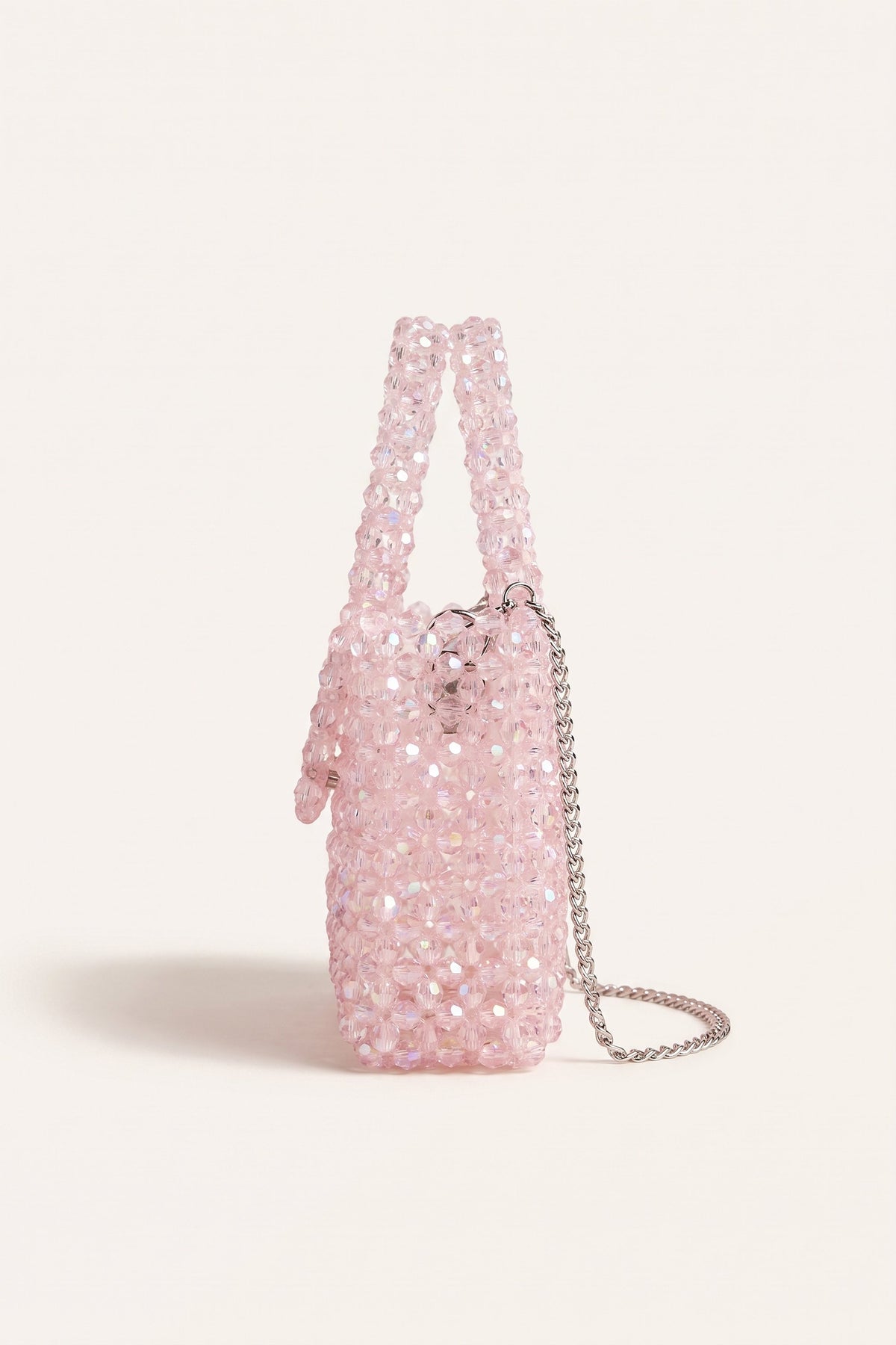 Esme mini bag in light pink — side view
