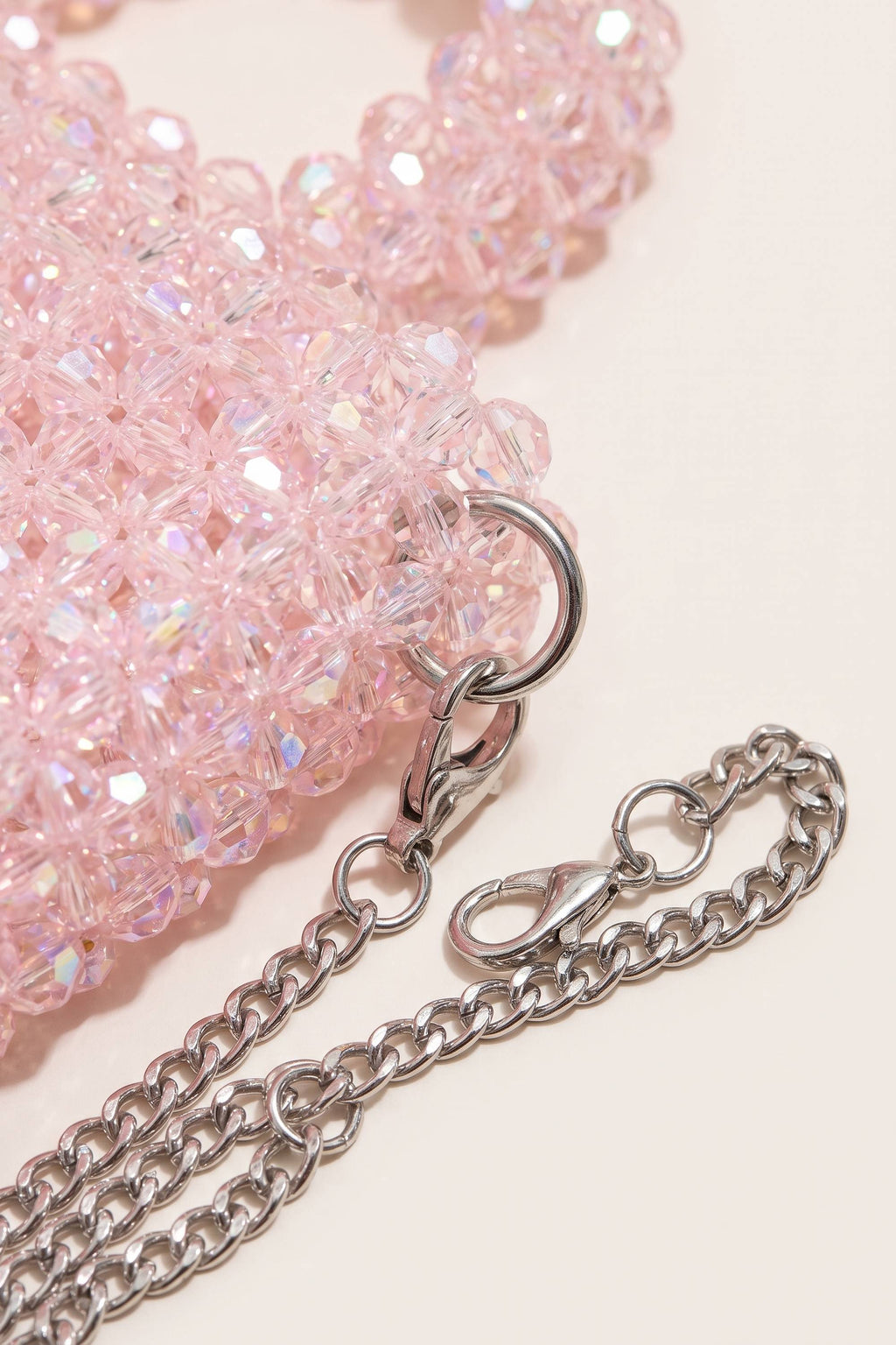 Esme mini bag in light pink — detail
