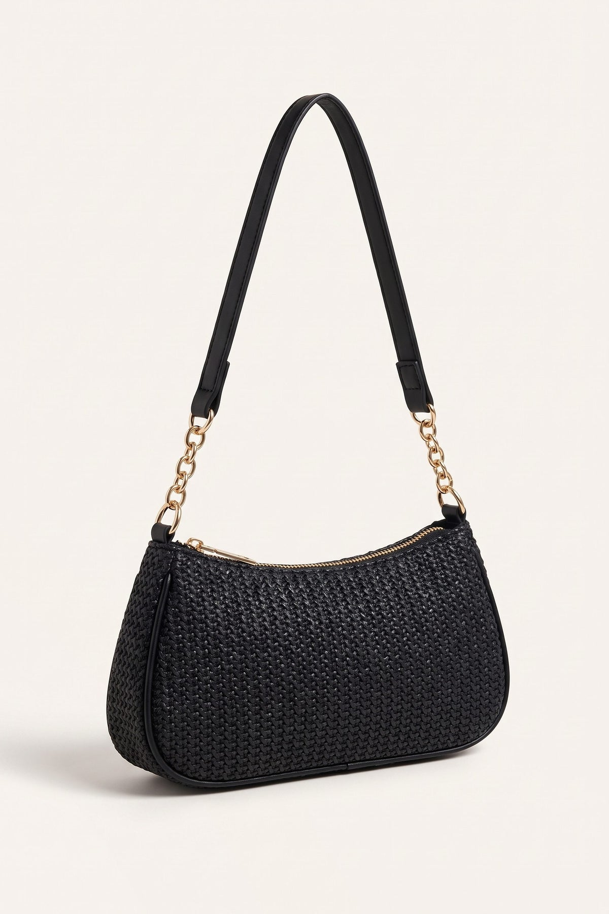 Florence shoulder bag in black — front view