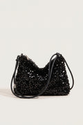 Giselle Shoulder Bag in Black — front view