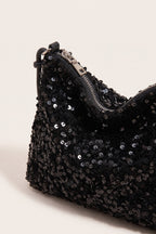 Giselle Shoulder Bag in Black — detail