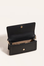 Harriet shoulder bag in black — open view