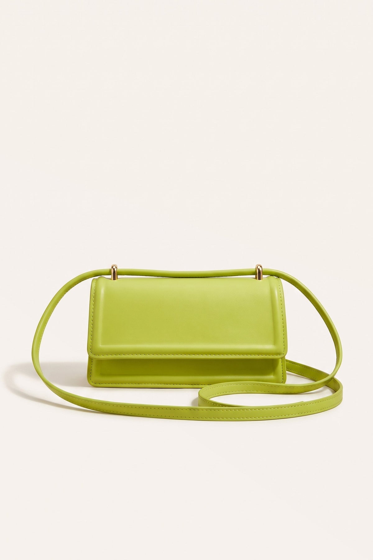 Harriet shoulder bag in green — front view