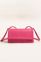 Harriet shoulder bag in pink — front view