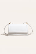 Harriet shoulder bag in white — front view
