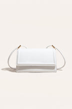 Harriet shoulder bag in white — front view