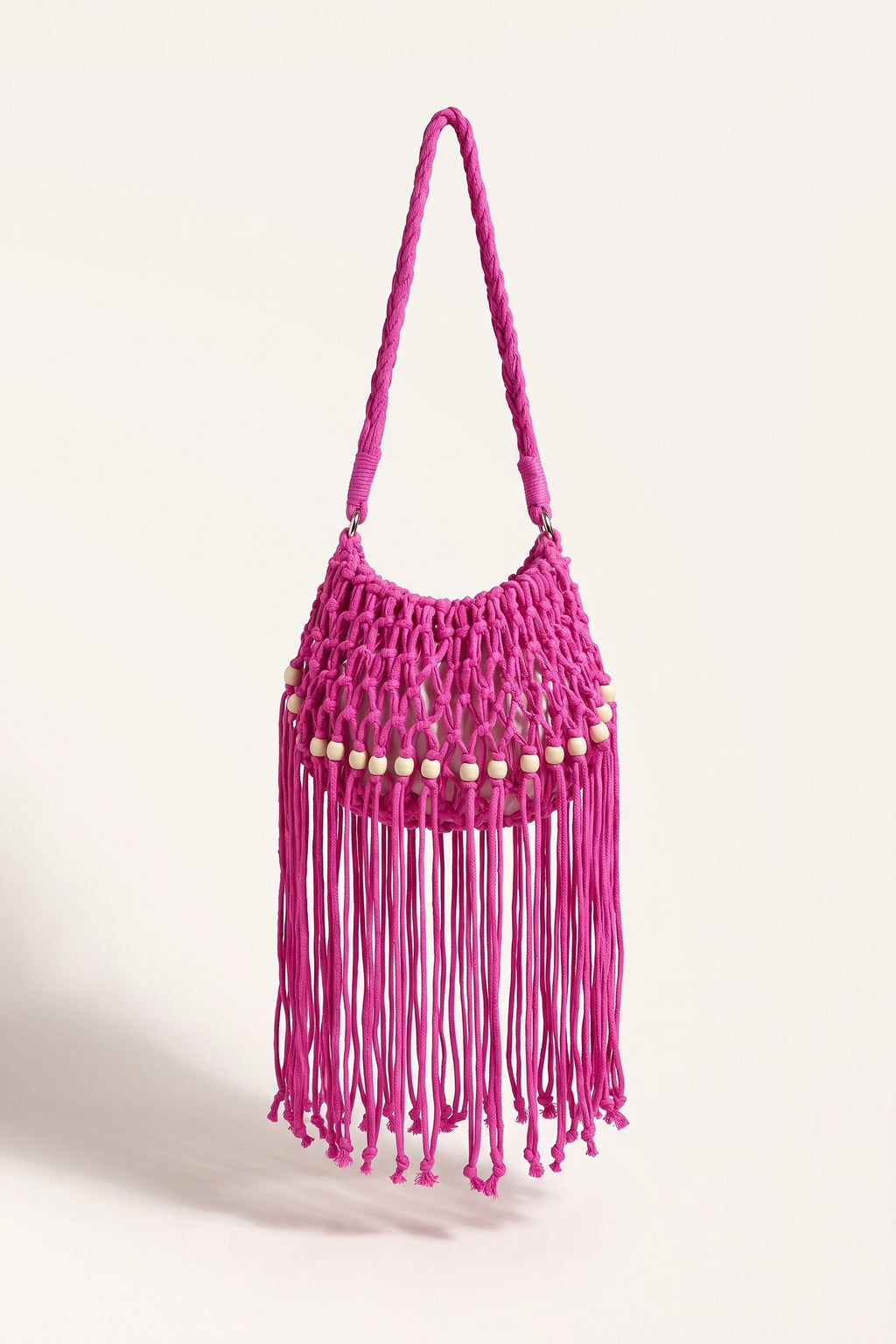 Juniper Shoulder Bag in Pink — front view