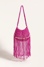 Juniper Shoulder Bag in Pink — front view