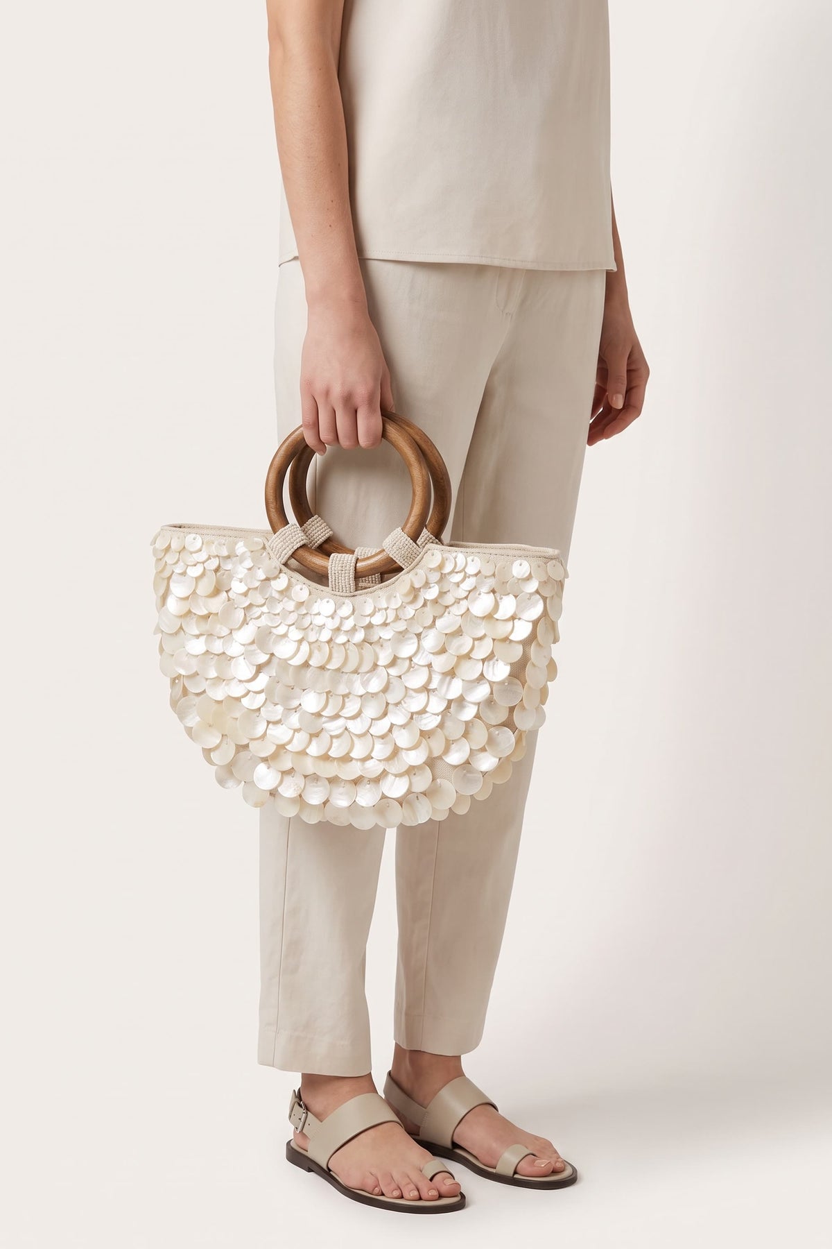 Marina handbag — on model
