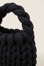 Ottilie tote bag in black — detail