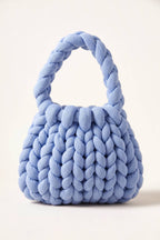 Ottilie tote bag in blue — front view
