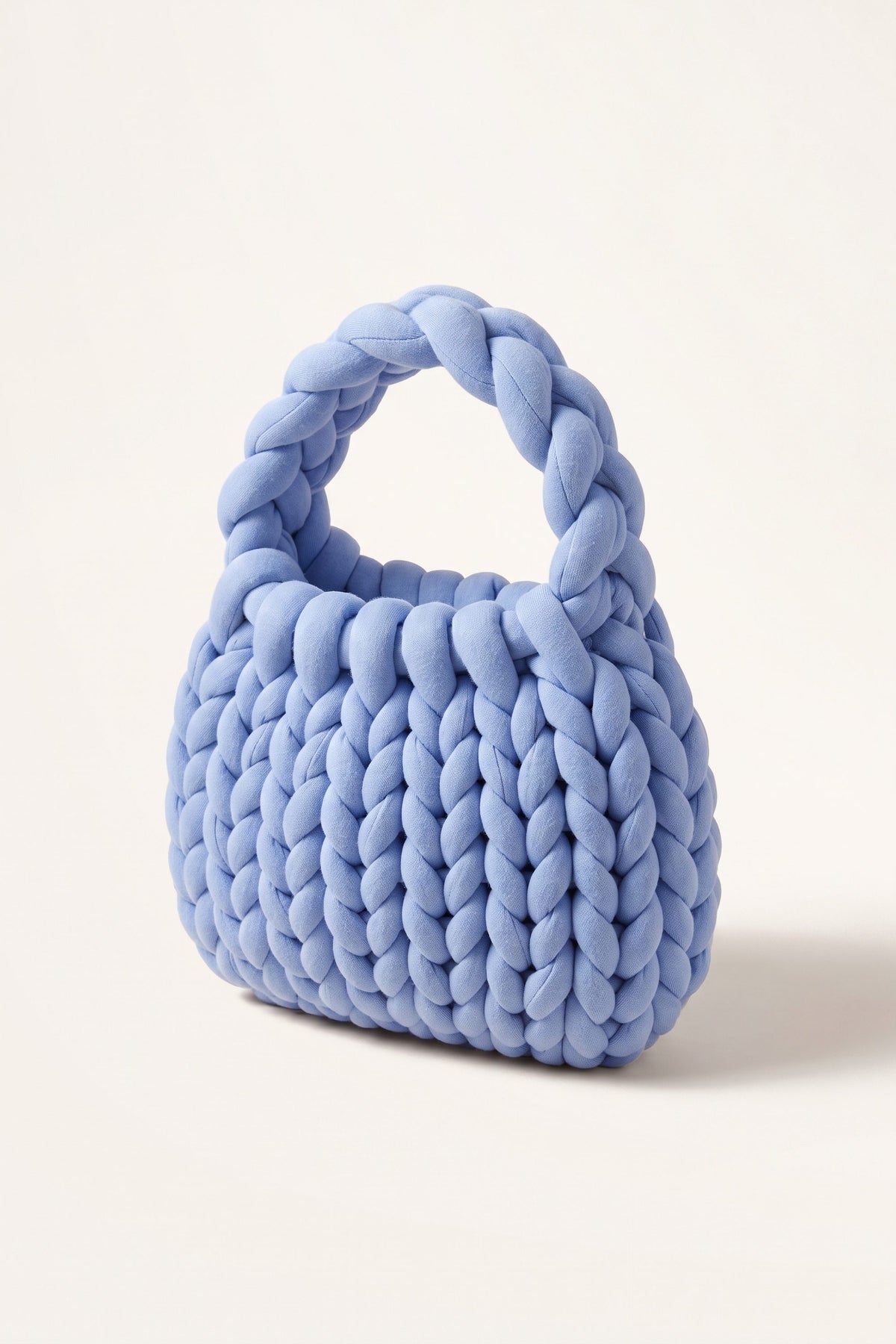 Ottilie tote bag in blue — three-quarter view