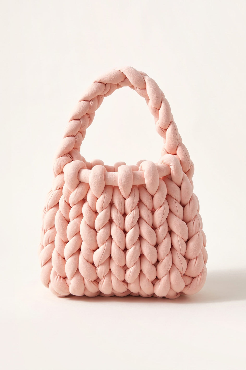 Ottilie tote bag in light pink — front view
