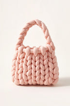 Ottilie tote bag in light pink — front view