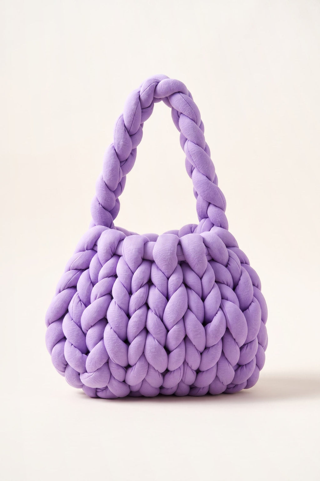 Ottilie tote bag in purple — front view