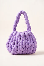 Ottilie tote bag in purple — front view