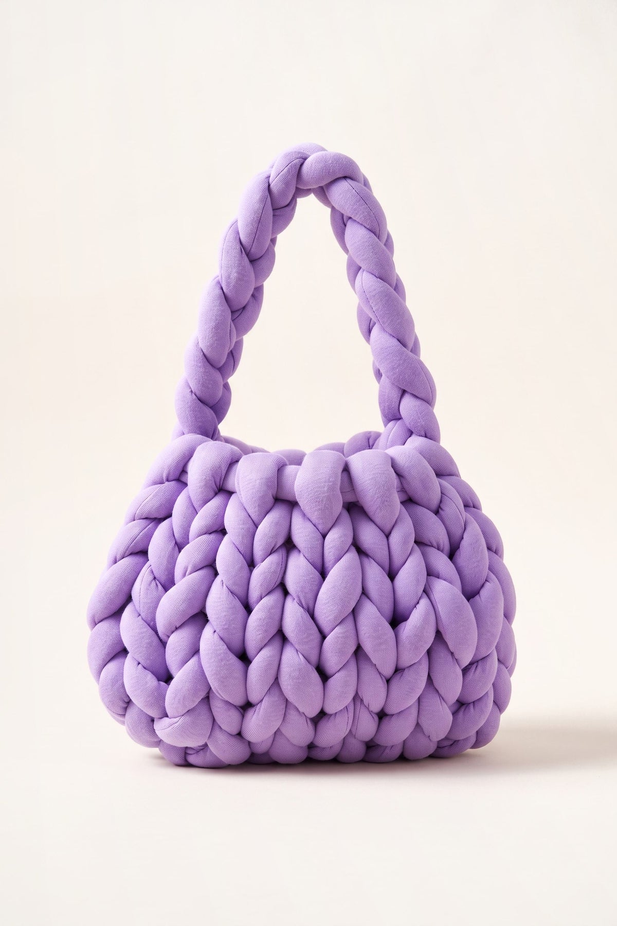 Ottilie tote bag in purple — front view