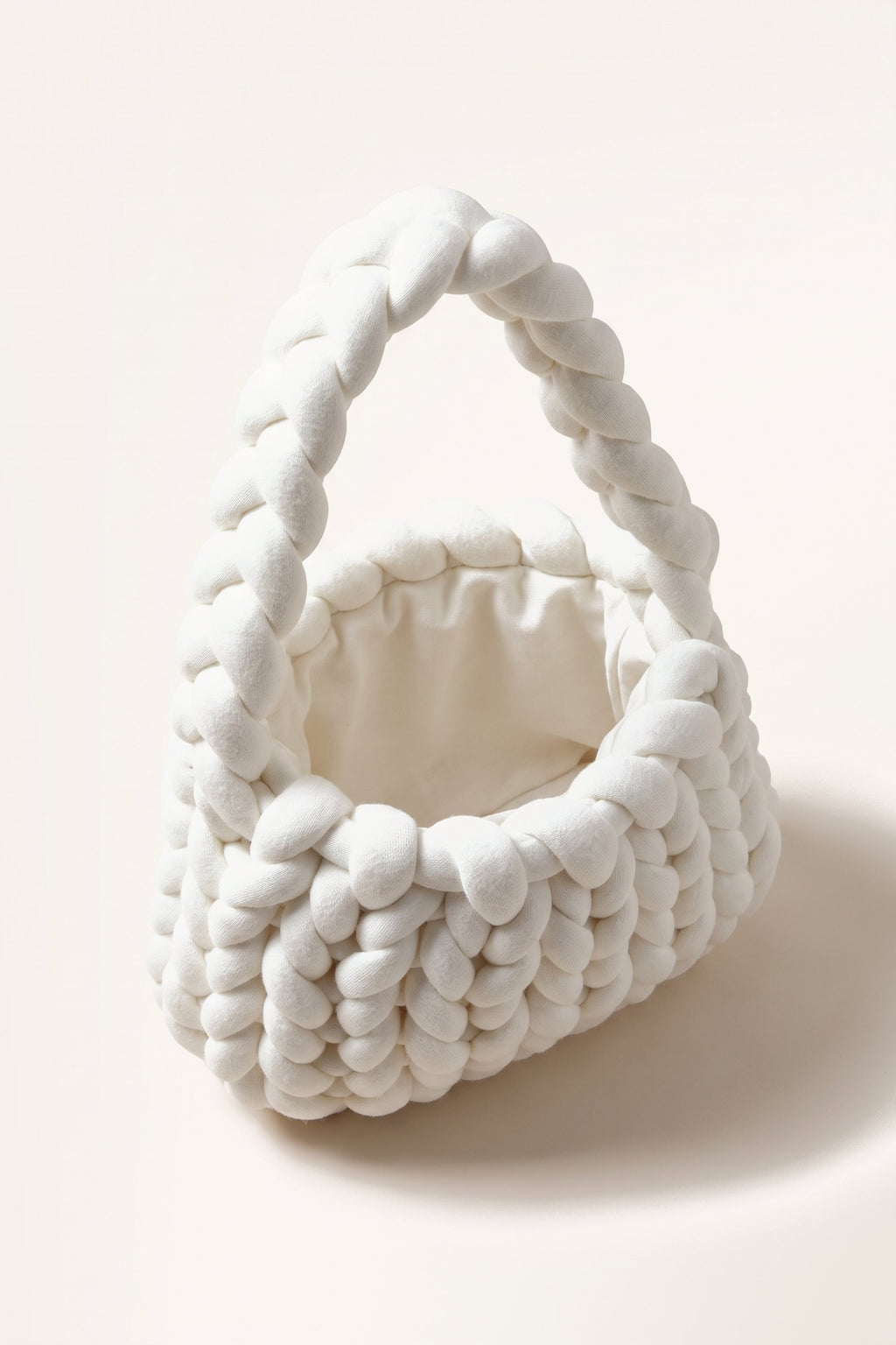 Ottilie tote bag in white — open view