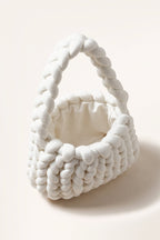 Ottilie tote bag in white — open view