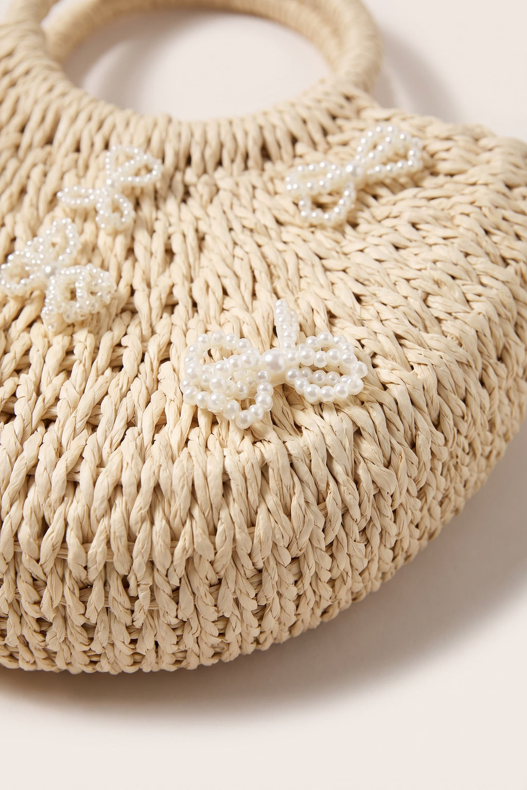 Sabine tote bag in Beige — detail