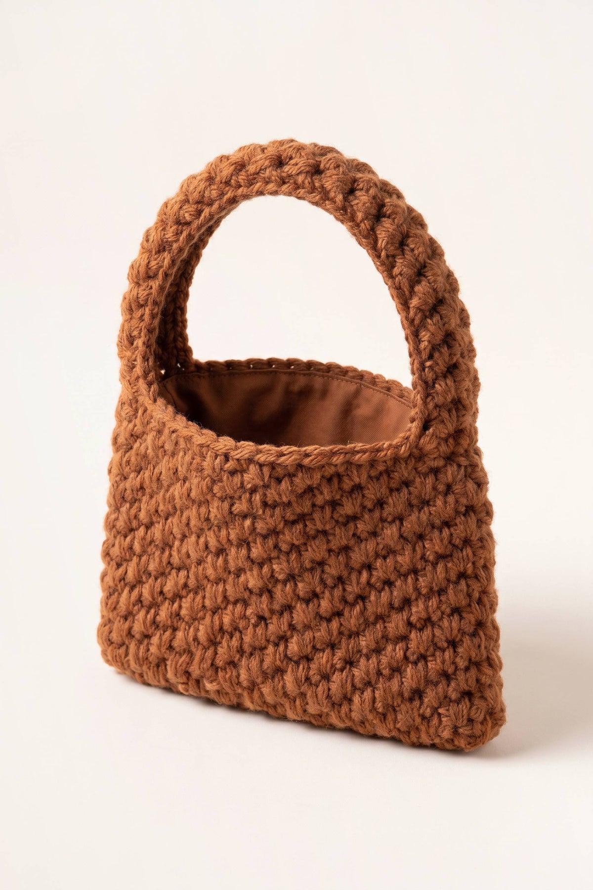 Wren Tote Bag in Brown — open view