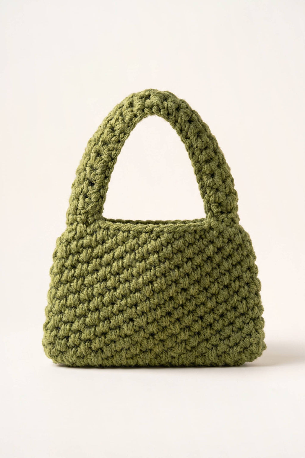 Wren Tote Bag in Military Green — front view