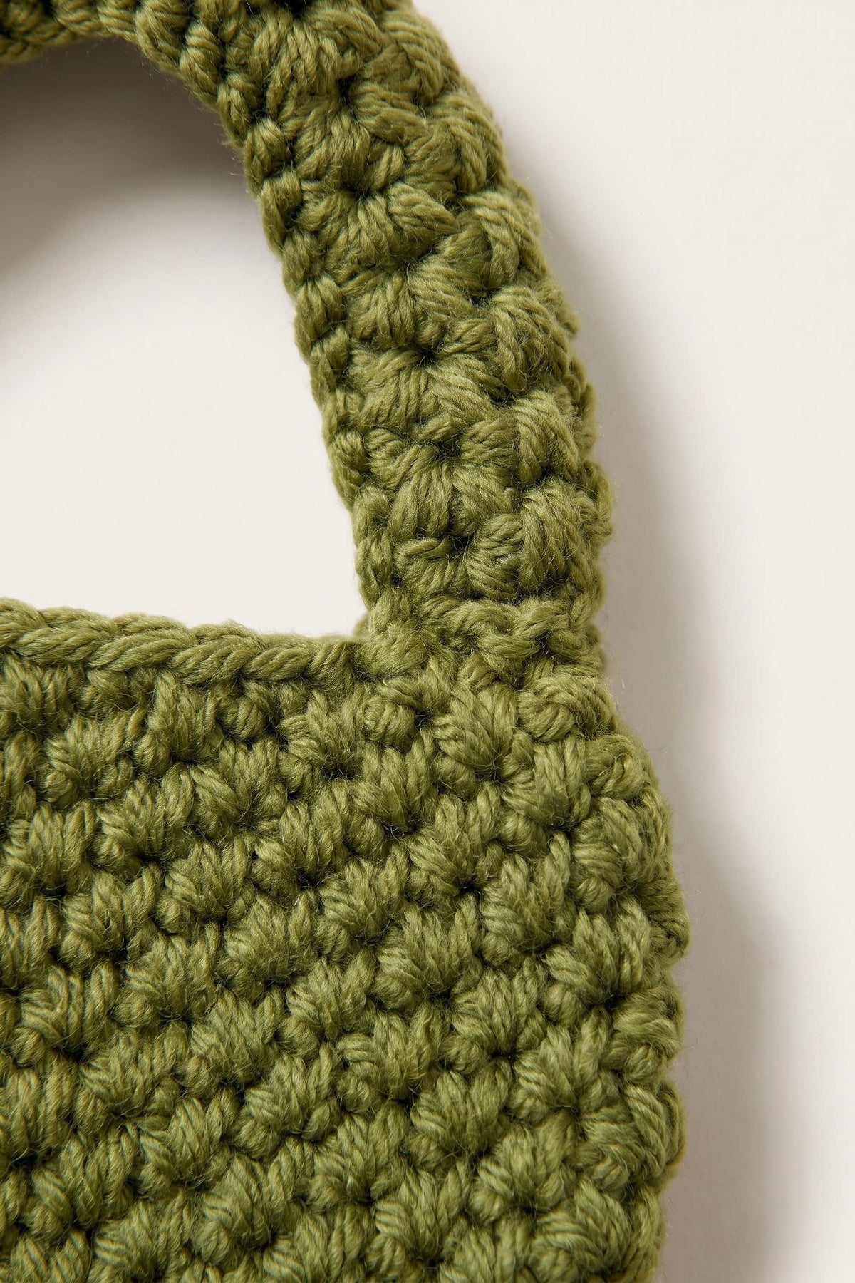 Wren Tote Bag in Military Green — detail